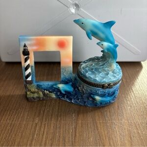 Dolphin Ocean Scene Photo Frame